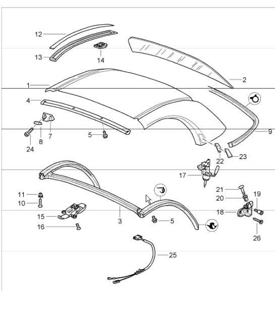 Diagram 811-15 Porsche 928 (1978-1995) 