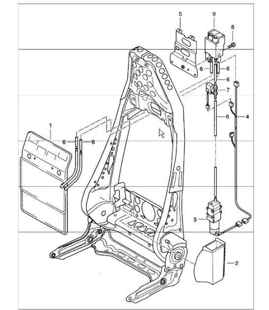 Diagram 817-07 Porsche Cayman 987C/981C (2005-2016) Body