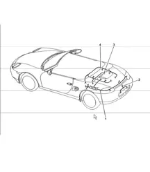 wiring harnesses: rear end, license plate, light additional, brake light, engine, repair kit, anti-lock brake system, brake pad wear indicator, rear axle for 986 Boxster 1997-04