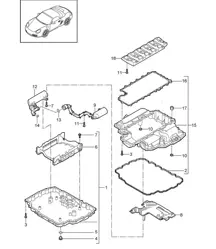 Ölwanne 987.2 Boxster / Boxster S 2009-12