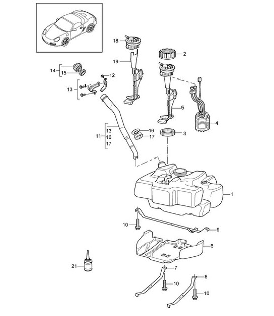 Diagram 201-000 Porsche Taycan (9J1) MK2 2024>> 