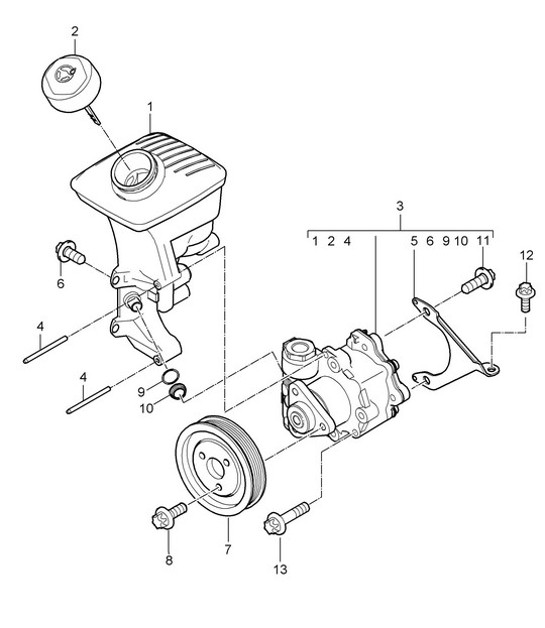 Diagram 403-003 Porsche Macan (95B) MK2 2019-2021 