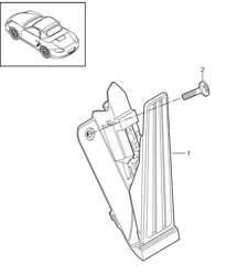 Pedales control acelerador 987.2 Boxster / Boxster S 2009-12