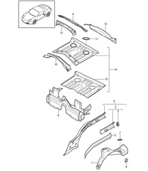 Rear end / Individual parts 987.2 Boxster / Boxster S 2009-12