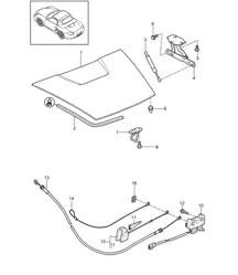 Capot arrière 987.2 Boxster / Boxster S 2009-12