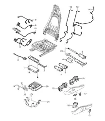 Kabelbäume / Schalter / Steuergerät / Elektromotor / Sportsitz 987.2 Boxster / Boxster 2009-12