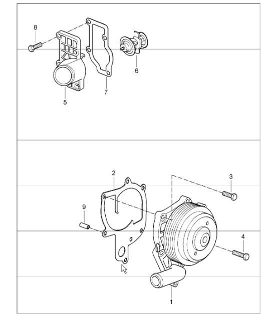 Diagram 105-00 Porsche 928 (1978-1995) 