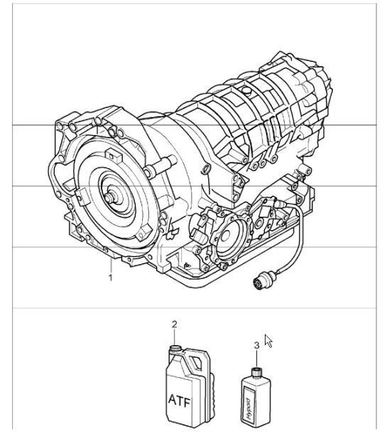 Diagram 320-00 Porsche Cayman S 3.4L 987C 2005-08 Transmission