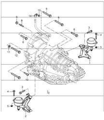 tiptronic (I249) giunto filettato sospensione trasmissione per motore tiptronic (I249) giunto filettato sospensione trasmissione per motore