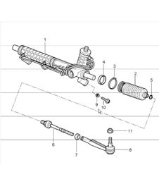 power steering, steering gear and  steering parts 987 Boxster / Boxster S 2005-08 power steering, steering gear and  steering parts 987 Boxster / Boxster S 2005-08