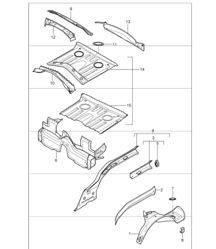 rear end single parts 987 Boxster / Boxster S 2005-08