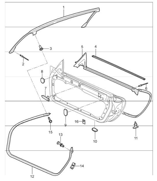 Diagram 804-10 Porsche Taycan (9J1) MK1 2020-2024 
