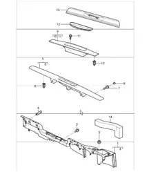 lining door sill 987 Boxster / Boxster S 2005-08