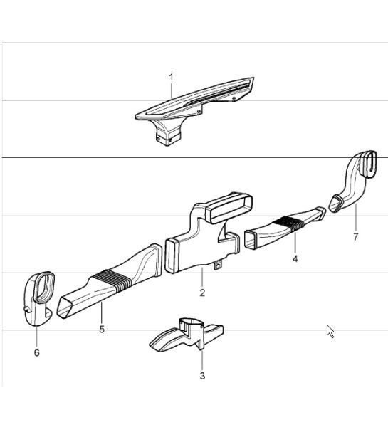 Diagram 813-01 Porsche Boxster 986/987/981 (1997-2016) Body