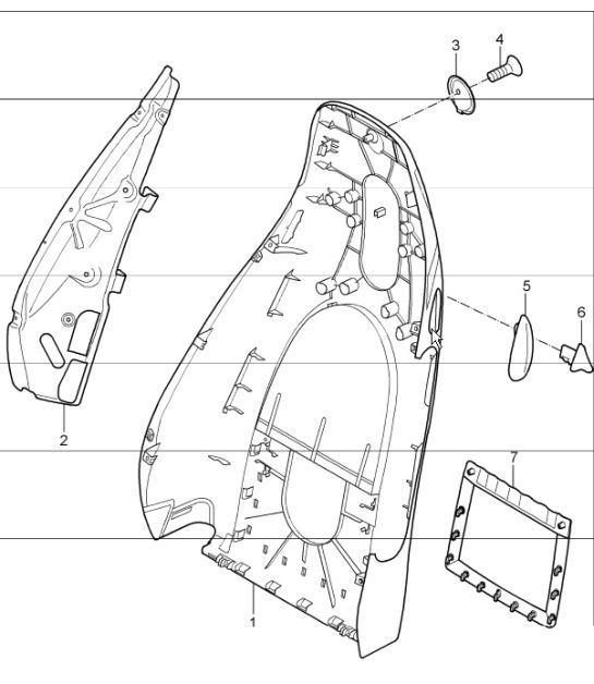 Diagram 817-04 Porsche Boxster 986/987/981 (1997-2016) Body