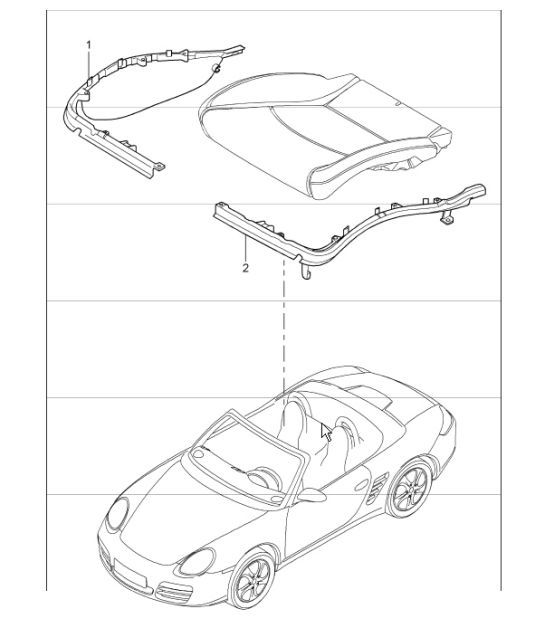 Diagram 817-09 Porsche Cayman 987C/981C (2005-2016) Body