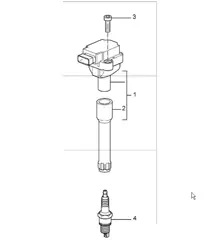 ignition system 987 Boxster / Boxster S 2005-08