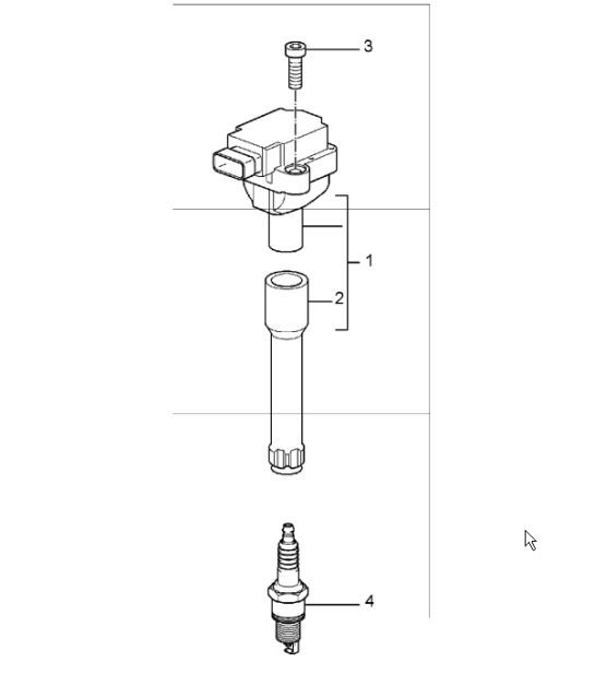 ignition system 987 Boxster / Boxster S 2005-08