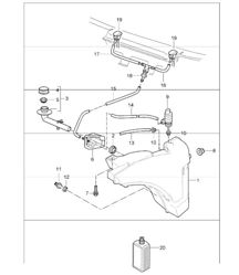 lave-glace 987 Boxster / Boxster S 2005-08