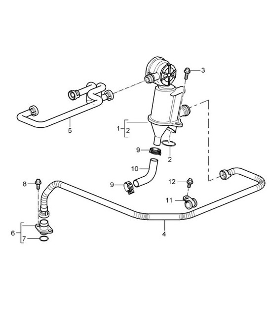 Diagram 104-010 Porsche Cayenne 3.2L V6 2003>> Engine