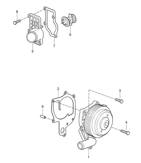 Diagram 105-000 Porsche Macan Petrol 2.0L 245Bhp 