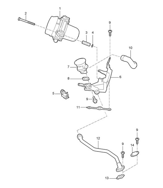 Diagram 108-005 Porsche Cayenne 3.2L V6 2003>> Engine