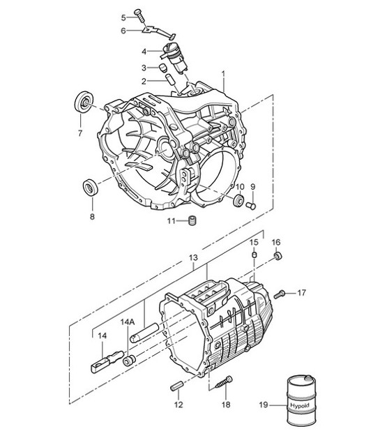 Diagram 302-000 Porsche Cayenne (9YA) 2018>> 
