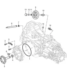 Trasmissione sostitutiva/Parti individuali - G8720,G8721+ PR:480, manuale a 6 marce - 987C.1 Cayman 2006-08
