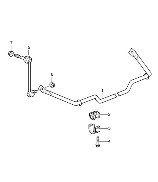 Diagram 501-003 Porsche Cayman 987C/981C (2005-2016) Rear Axle