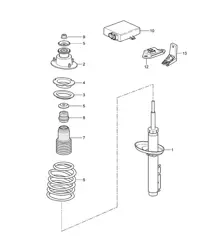 Amortisseurs / Ressort 987C.1 Cayman 2006-08