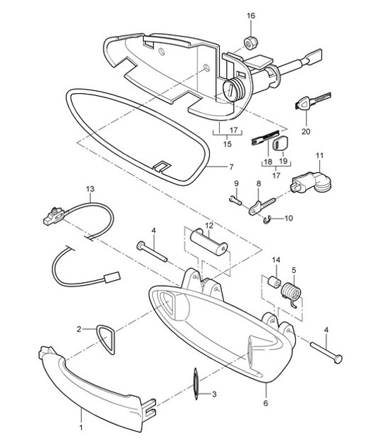 Diagram 804-020 Porsche Macan（95B）MK2 2019-2021 