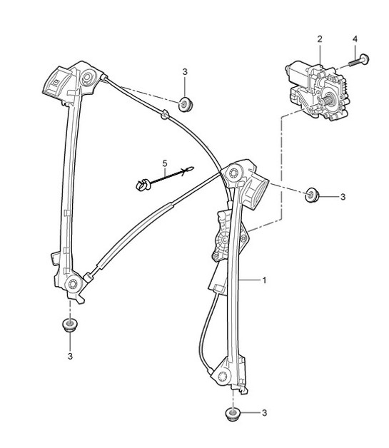 Diagram 804-030 Porsche Cayenne S V8 4.8L Petrol 400HP Body