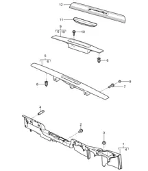 Embellecedor/alféizar 987C.1 Cayman 2006-08