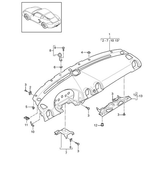 Diagram 809-000 Porsche Taycan (9J1) MK2 2024>> 
