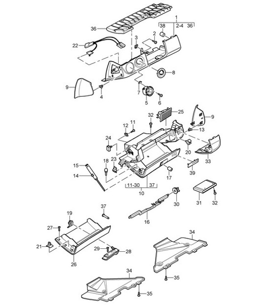 Diagram 809-003 Porsche Taycan (9J1) MK1 2020-2024 