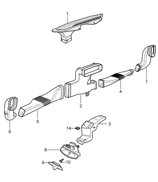 Diagram 813-001 Porsche 964 (911) (1989-1994) Body