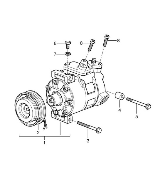 Diagram 813-015 Porsche 928GTS 5.4L 1992-95 