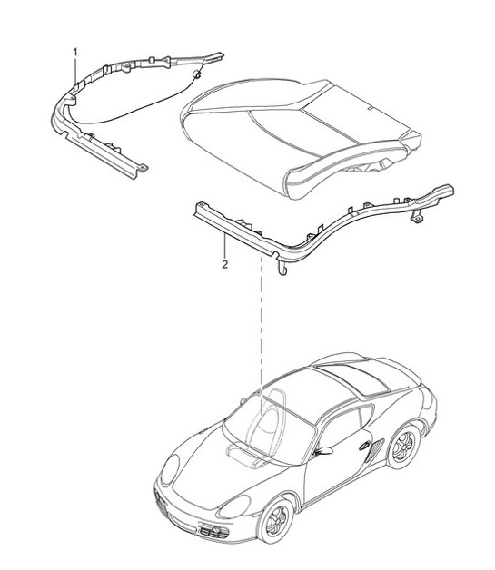Diagram 817-009 Porsche 997 (911) MK1 2005-2008 Body