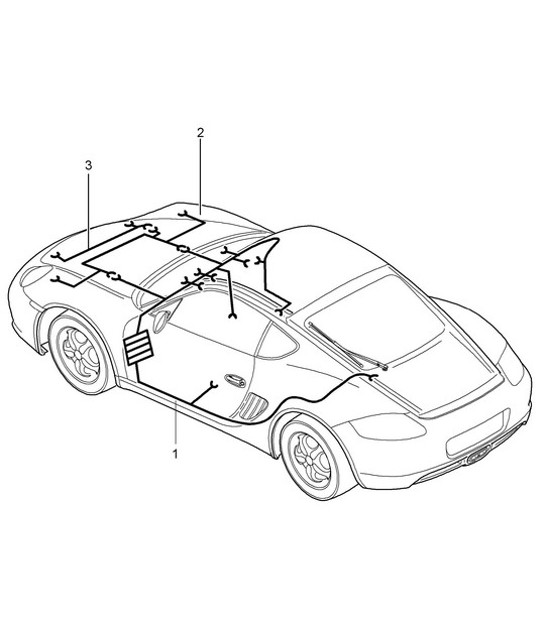 Diagram 902-010 Porsche 928 (1978-1995) 