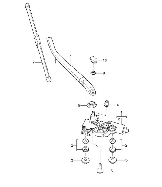 Diagram 904-005 Porsche Cayenne 9YA 2018-2023 