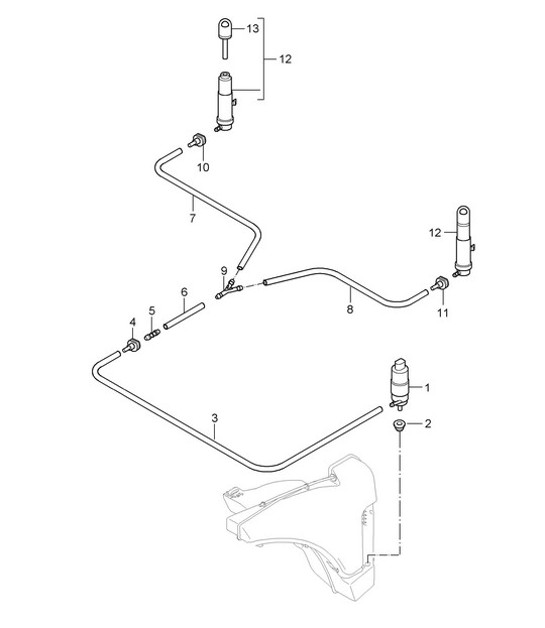 Diagram 904-020 Porsche Taycan (9J1) MK1 2020-2024 