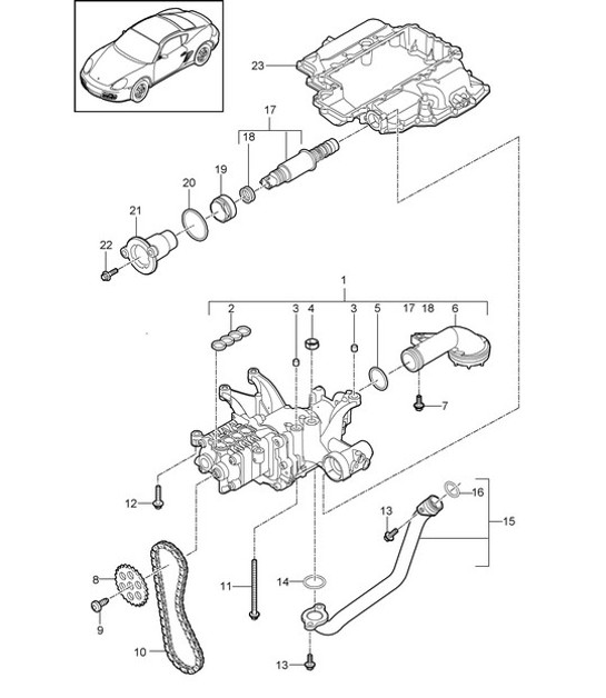 Diagram 104-000 Porsche Taycan (9J1) MK1 2020-2024 