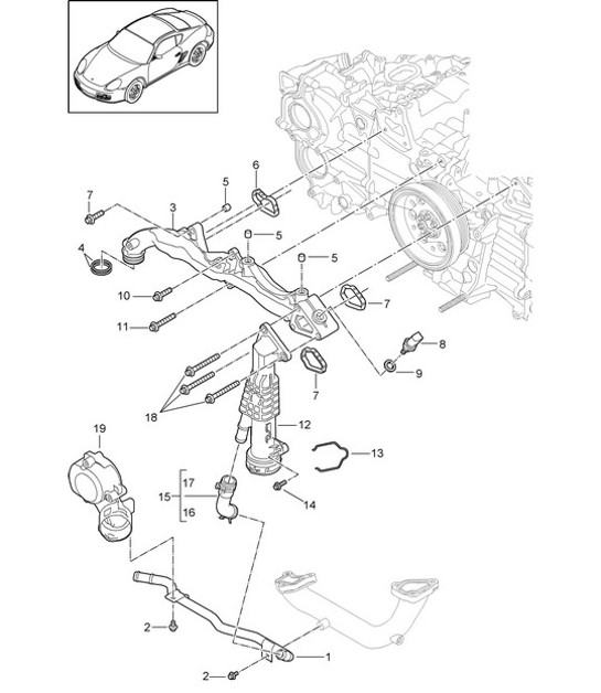 Diagram 105-003 Porsche 944 1982-1991 