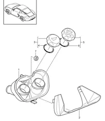 Raffreddamento ad acqua/Sportello di servizio (Modello: A120,A121) 987C.2 Cayman 2009-12