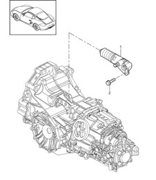 Clutch release (Model: G8710,G8740) Manual (PR:480, 6-Speed) 987C.2 Cayman 2009-12 Clutch release (Model: G8710,G8740) Manual (PR:480, 6-Speed) 987C.2 Cayman 2009-12