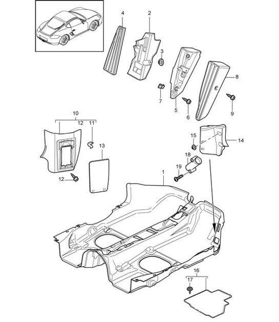 Diagram 807-002 Porsche Cayenne Turbo E-Hybrid Coupé con pacchetto GT V8 4.0 739 CV 