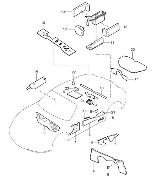 Diagram 807-015 Porsche 944 Turbo S 2.5L 8V 1988>> 