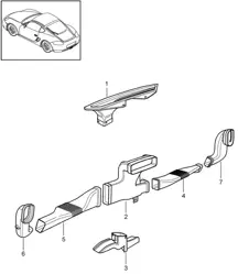 Calefactor / Distribuidor de aire 987C.2 Cayman 2009-12