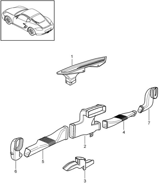 Diagram 813-001 Porsche 924 (1977-1988) Carrozzeria