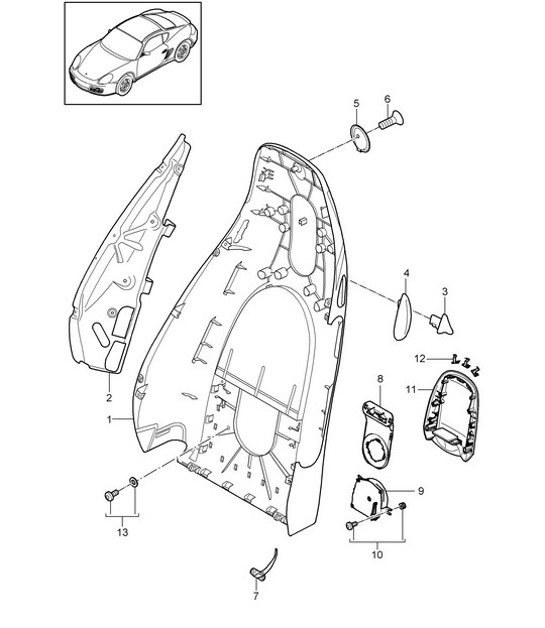 Diagram 817-004 Porsche 924S 2.5L 1988 